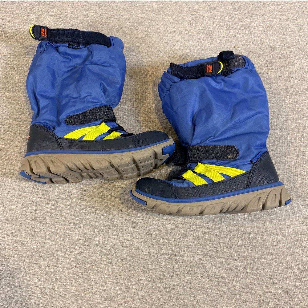 Stride Rite M2P Sneaker Boot Boys 9.5 Blue Insulated Winter CB54131